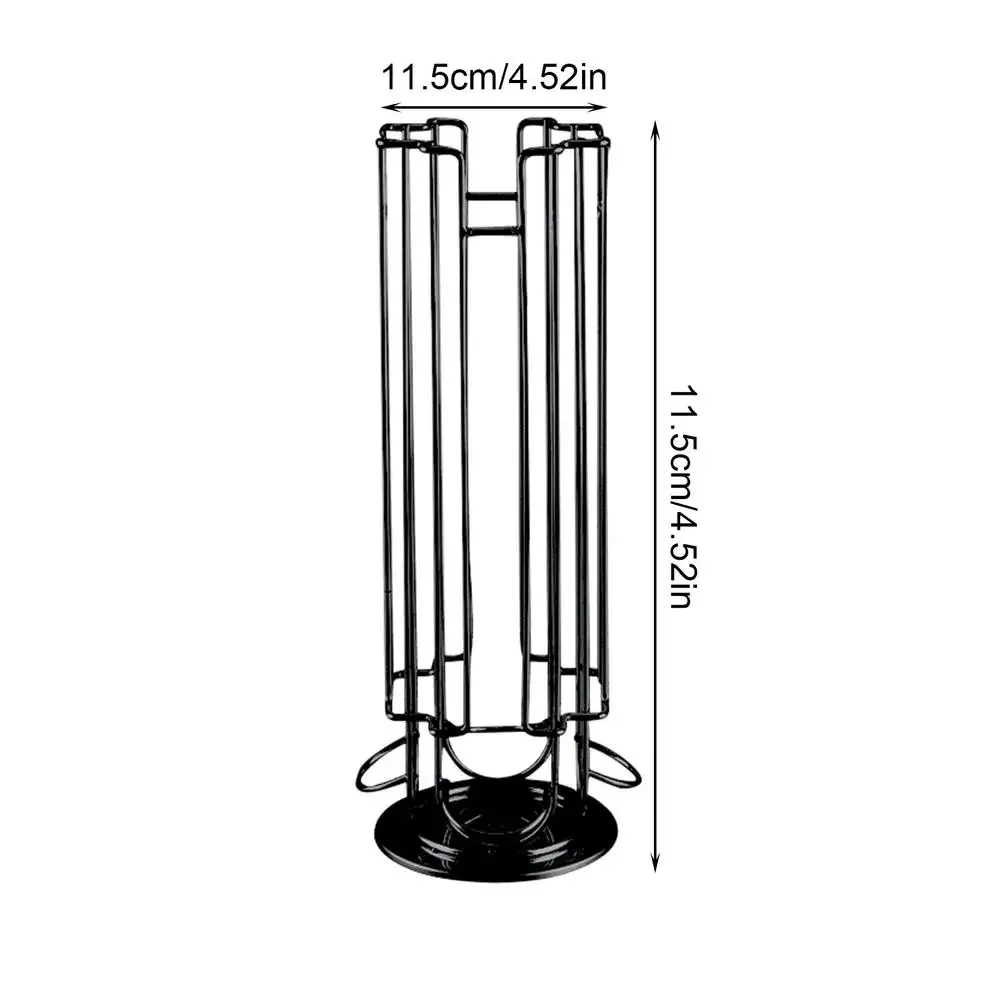 Description Picture 5 of itemMetal Coffee Pods Holder Tower Chrome Plating Stand Coffee Tamper Capsules Storage Rack for 24pcs Dolce Gusto Coffee Capsule