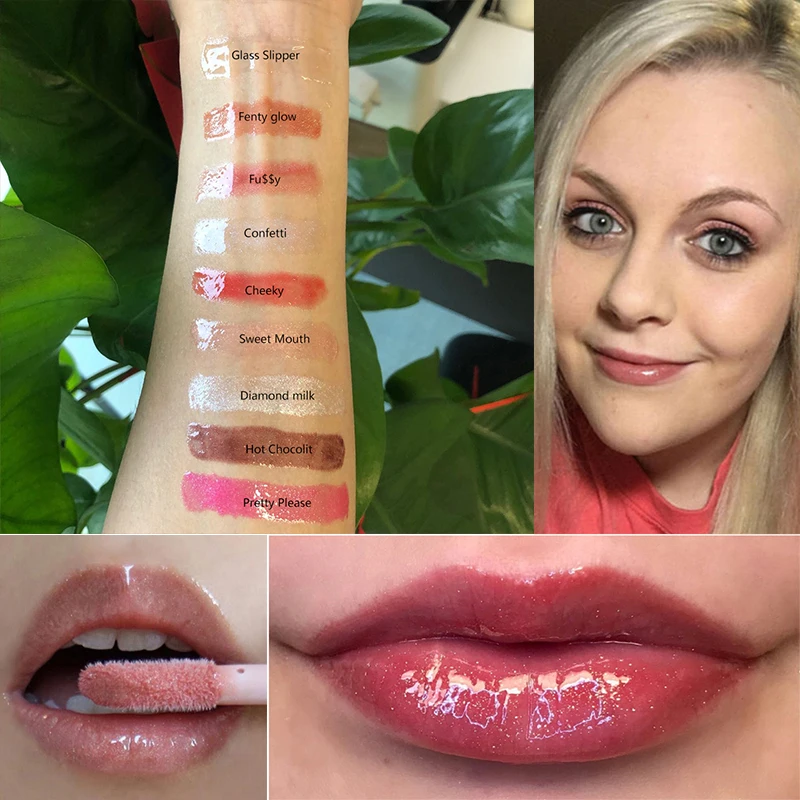 Makeup Highshine Lip Gloss Set Moisturizing Lip Plumper Glossy Posse