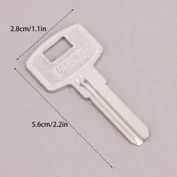 10 - Pack Double Slot Key Blanks Set, FAV1D Common Material (Silver)