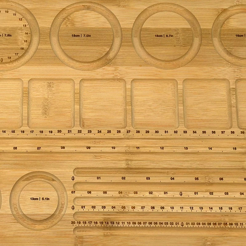 Bamboo Combo Beading Board Wood Beaded Board Storage Organizer Jewelry Tray
