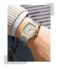 CURREN 8458 Men Quartz Watch Fashion Business Simple Leisure Silvery Stainless Steel Strap Wristwatch 4