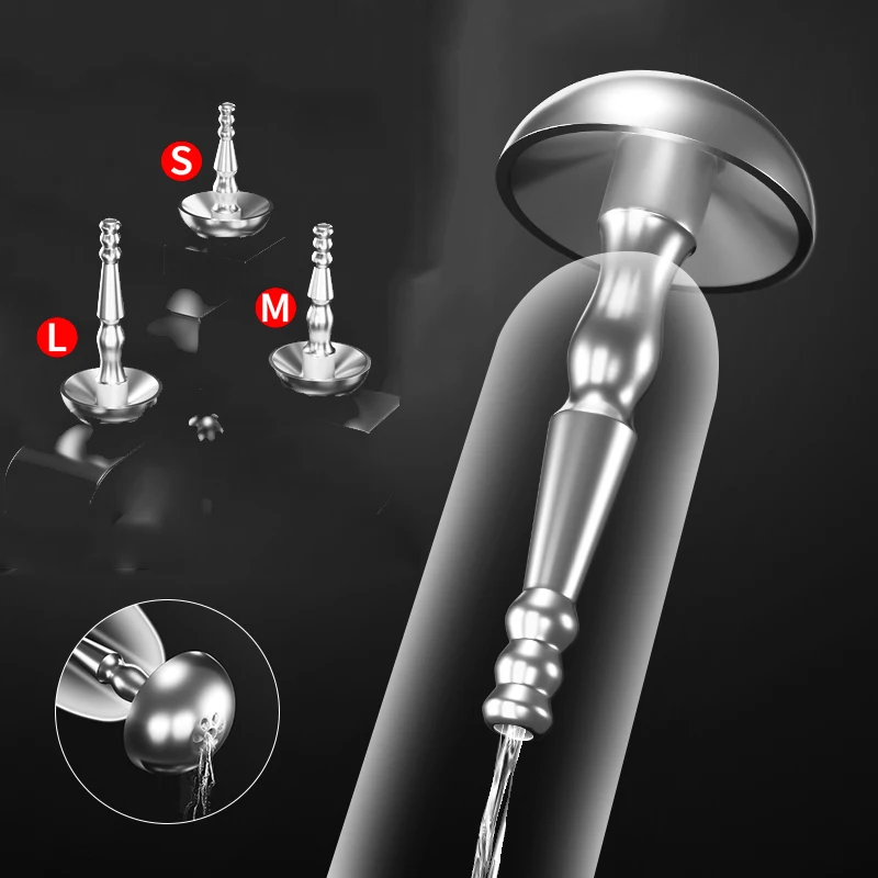 Tapón De Silicona Para El Pene Con Cuentas De Uretra