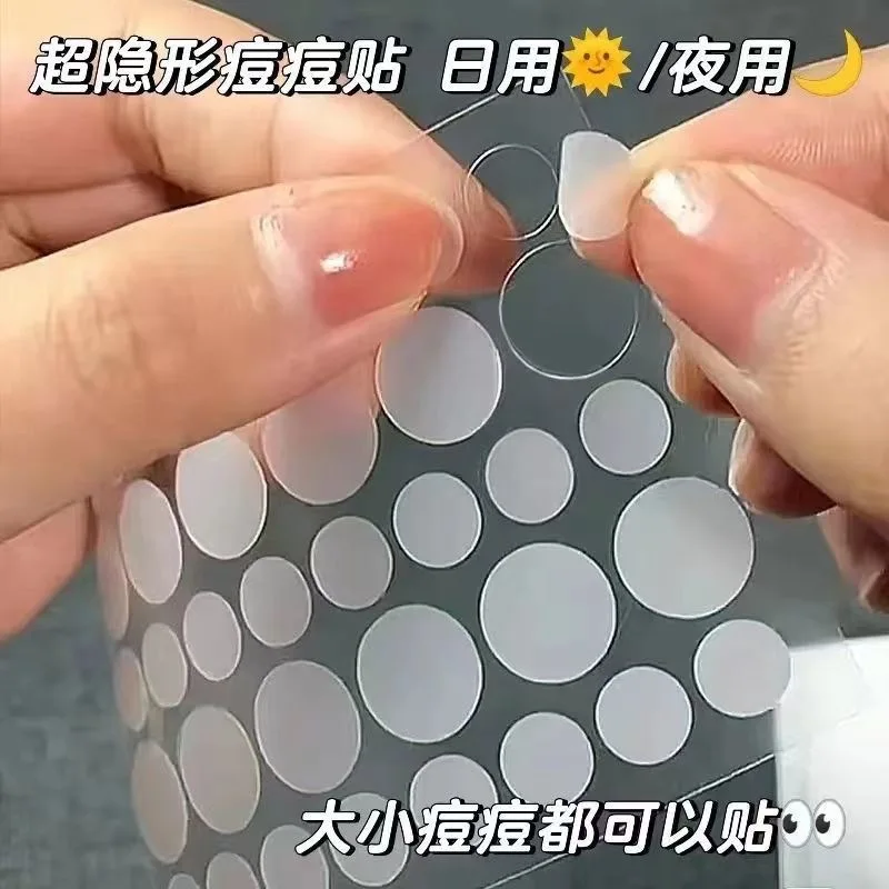 36 Pellet/pc Kids Round Transparent Acne Stickers Bandages Invisible Makeup Waterproof Sweat-proof Concealer Band Aid Baby Care