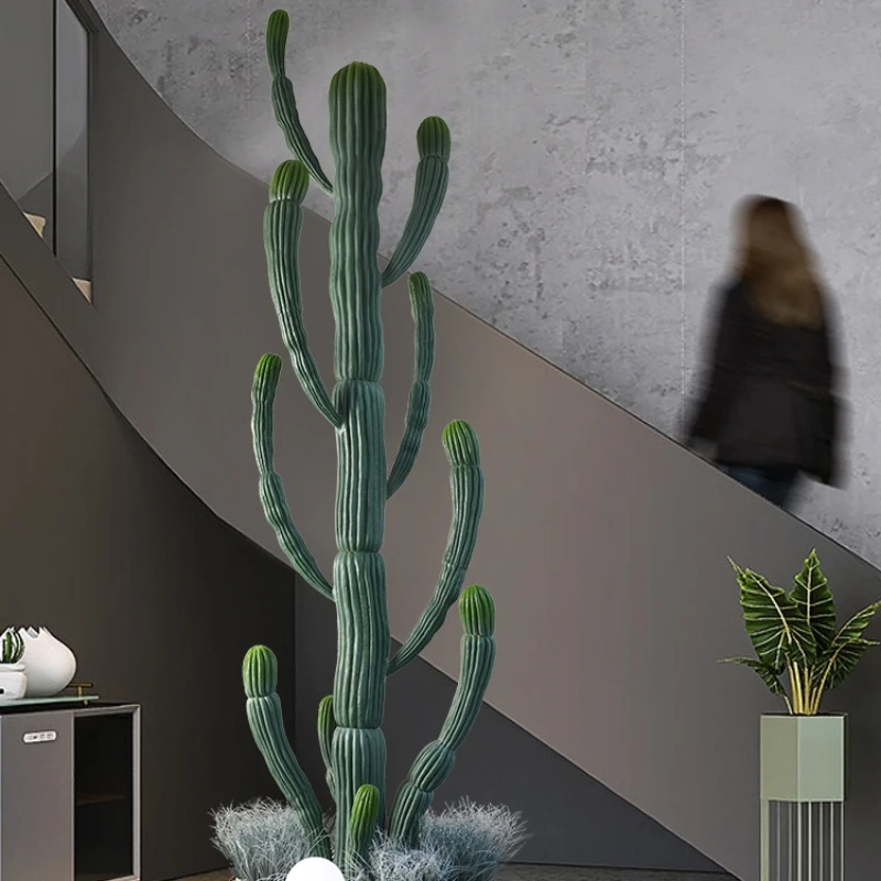 

Большой искусственный кактус, искусственный цереус, декоративный песочный пейзаж, внутреннее ландшафтное украшение