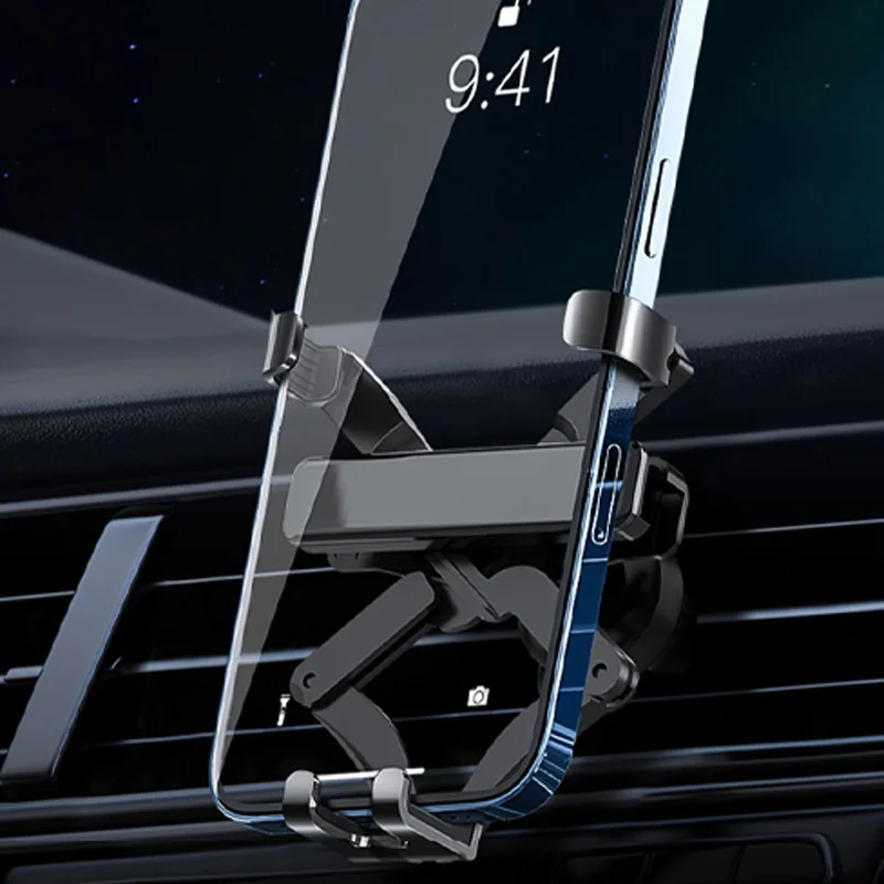 ABS Car Phone Holder Foldable Air Vent Mount