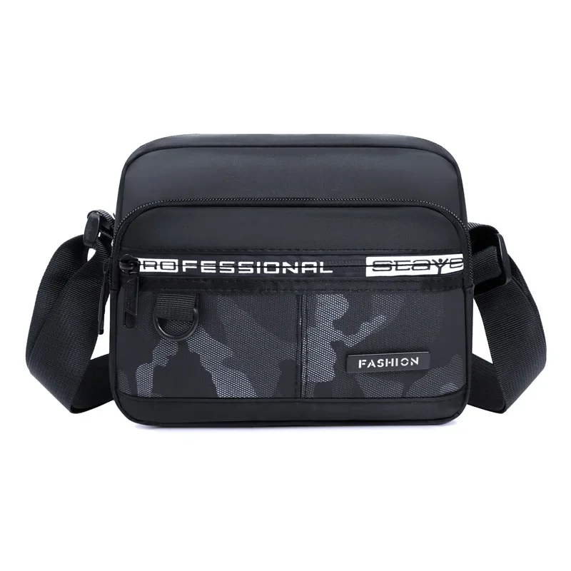 YoReAi New Casual Simple Shoulder Bag for Men Water Proof Large Capacity Multi-layered Crossbody Messenger Travel Bags