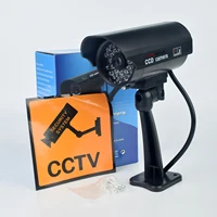 ALARMEST fausse caméra factice étanche sécurité CCTV caméra de Surveillance avec lumière Led rouge clignotante extérieure intérieure 5