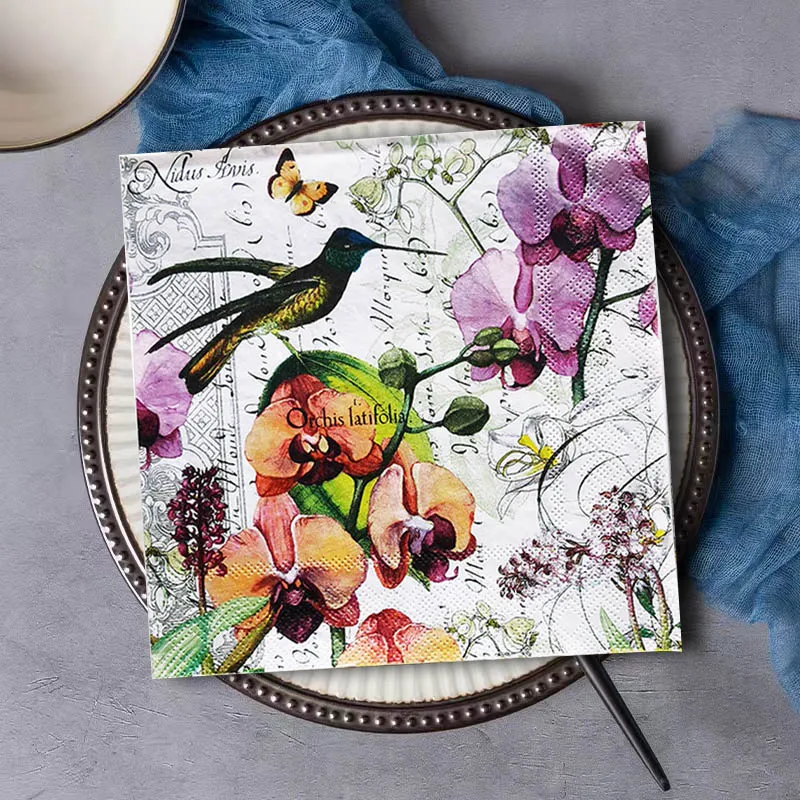 20PCS25CMAssortedVintageDecoupageNapkinsChristmasPaperTowel