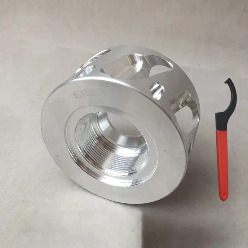 Estrattore di polvere cinetica per pinza ER20 ER25 ER32 ER40 Dadi per aspirapolvere Dadi per estrazione polvere per router CNC - immagine 2
