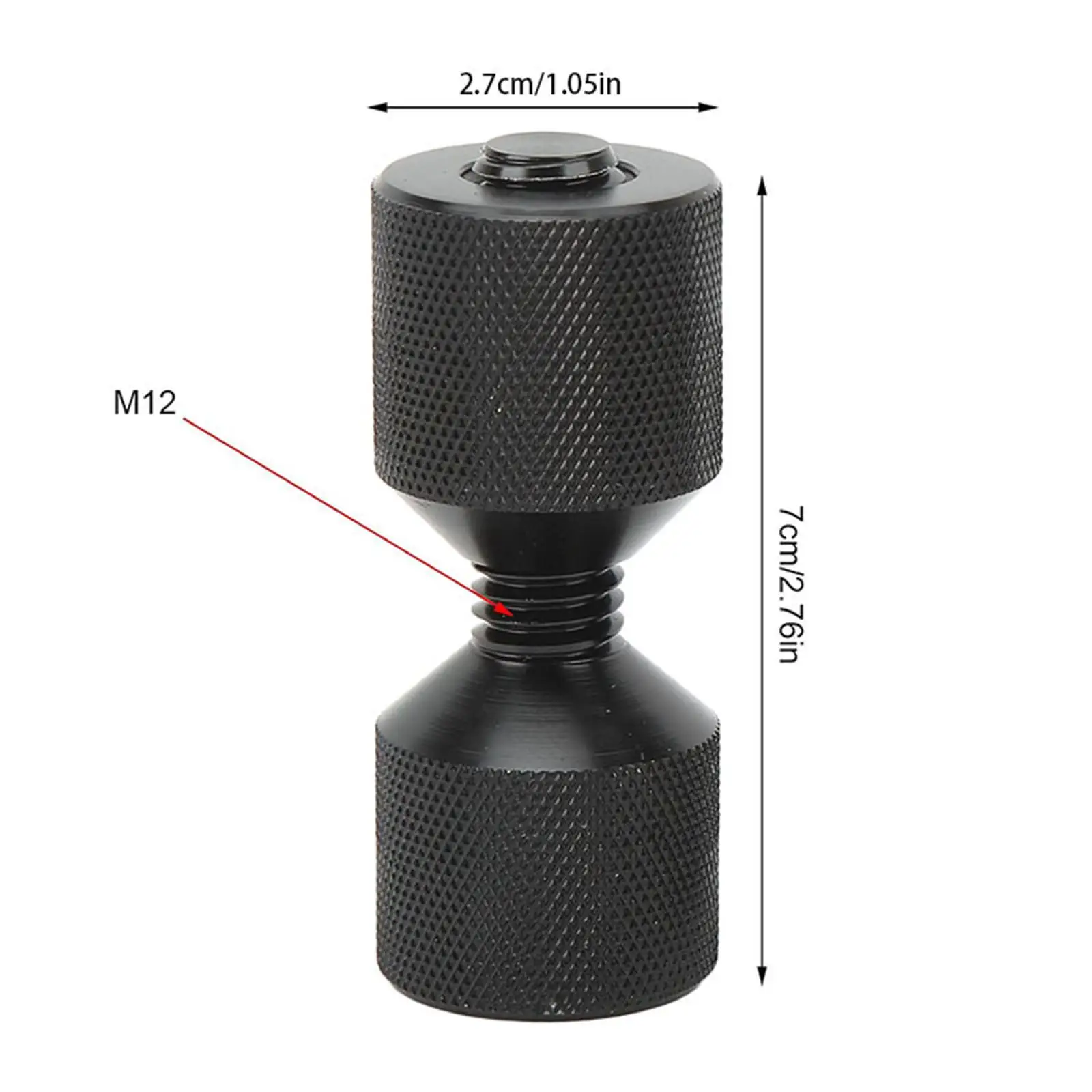 1-1/8'' Two Hole Pins Set Lightweight Construction Durable 2 Hole Flange Alignment Pin Aluminum Double Flange Pin Set aluminum flange pins