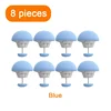 A 8pcs blue