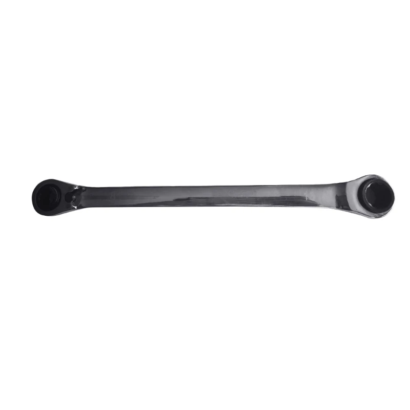 Edinstry 4-in-1 Ratschenschlüssel – Chrom-Vanadium-Stahl, Größen 4/5/6/8 Mm, 140 Mm Lang, Silber