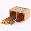 Cutlery Storage Box Minimalist Tableware Storage Holder Box Household Multi-functional Large Capacity Bamboo Utensil Organizer 3