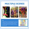 24pcs Baby Crib Connecting Ring Toys Stroller Hanging Ring Attach Toys Crib Toys Baby Rings Baby Links 4