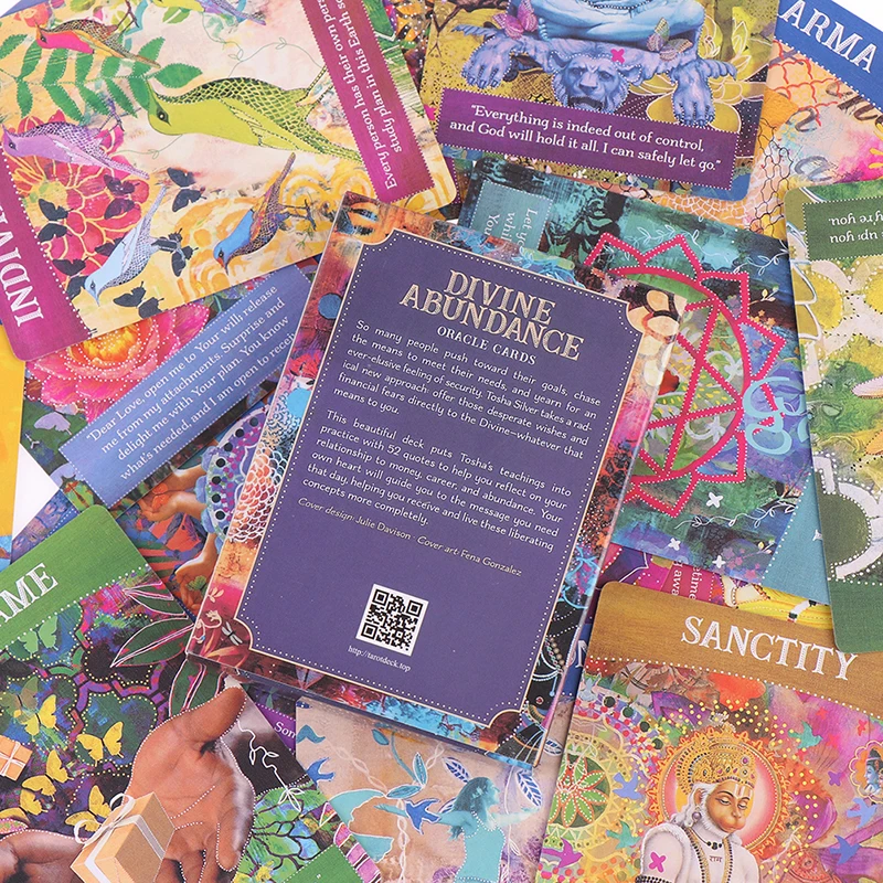 ๐ธ Divine Abundance Oracle Deck โ Intuitive 44-Card Set with English Guide 4