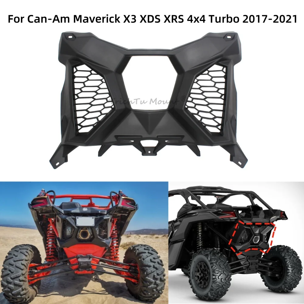 

UTV Accessories Rear Facia Cover For Can-Am Maverick X3 Max XDS XRS 4x4 Turbo 2/4 Doors 2017-2021 OEM #705010001 Rear Fascia