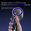 2024 New Semiconductor Refrigeration High-speed Handheld Electric Fan 4000mAh USB Portable Rechargeable Outdoor Small Fan 2