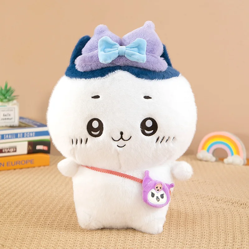 Miniso Sanrio Kuromi Cinnamoroll purin dog plush pillow Plush Doll Plush Toy interior decoration ornaments pendant festival Gift 3