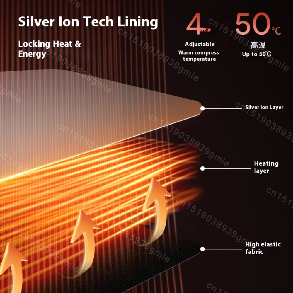 Electric Abdominal Massager Muscle Relax EMS Microcurrent Pulse Belly Exercise Shaping Belt Vibration Fat Burning Waist Toning