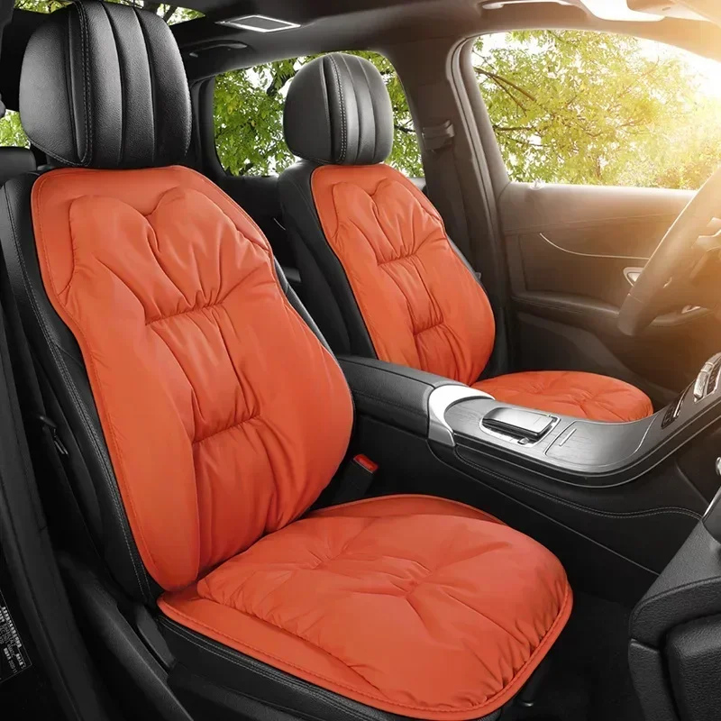 Ledger Round Dance Clay Universal Car Seat Cover With Thickened Back