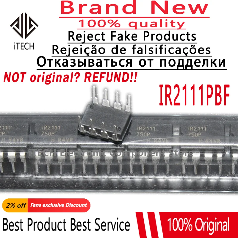 

(10-20-50) шт./партия оригинальный IR2111PBF IR2111 DIP-8 100% новый и оригинальный