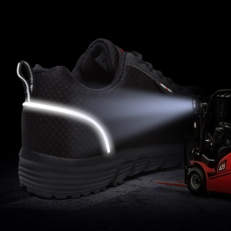 Women's safety work shoes anti-static steel toe safety shoes