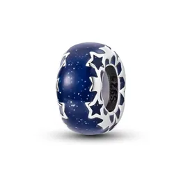Blue Series Sterling Silver Pendant Beads with Butterfly and Bird Design (B7214)