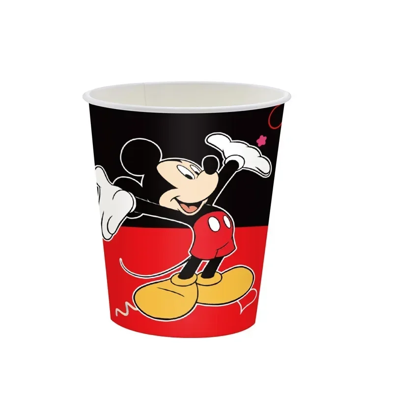 Disposable Tablecloth Disney's Mickey Mouse black and red birthday party paper towel tablecloth large