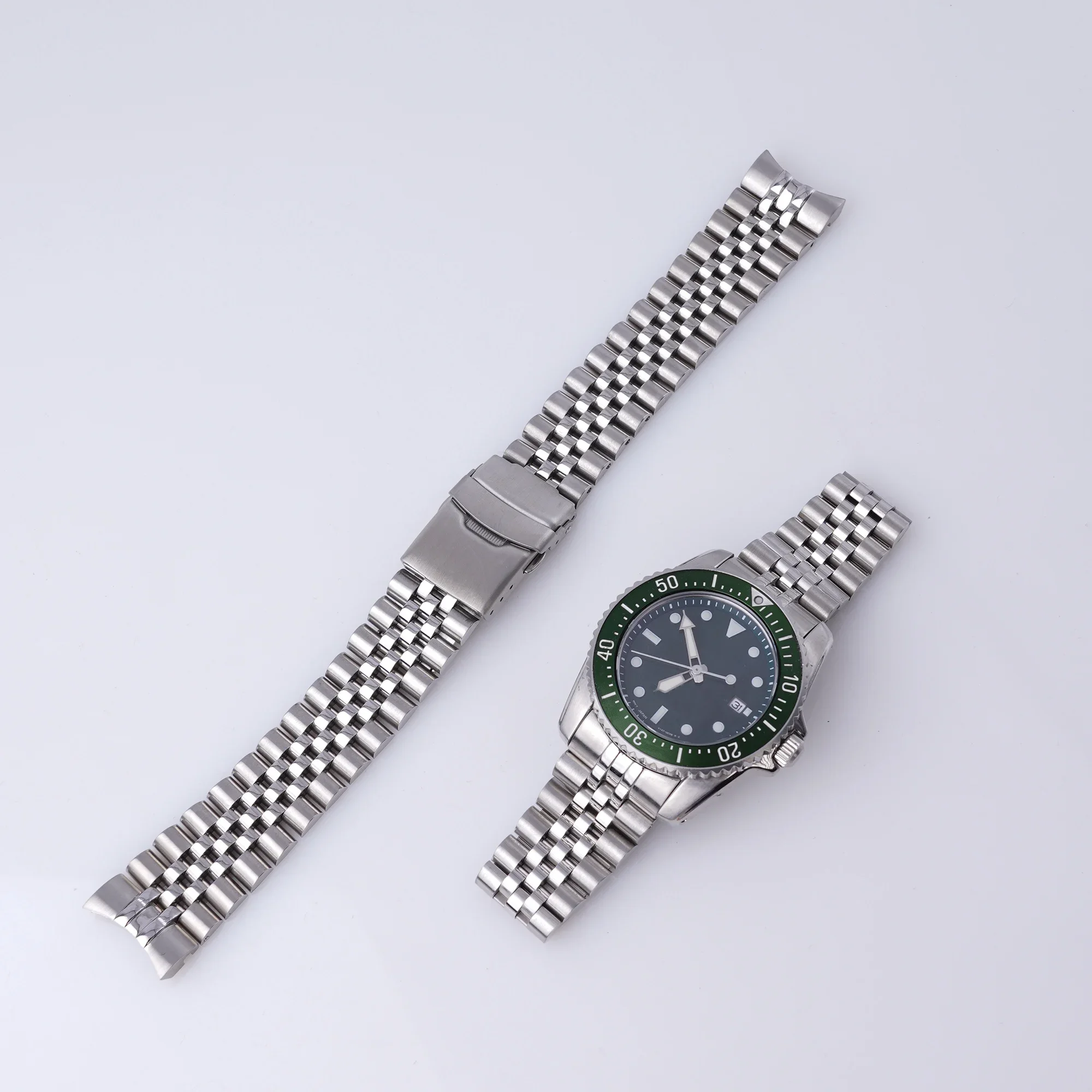 Seiko Alpinist Jubilee Bracelet 20mm Strapcode Stainless Steel