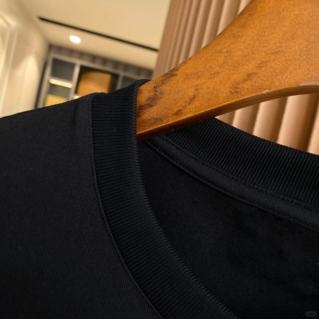 2024 New In Luxury Brand Design High Quality Men And Women Summer Tshirt Cotton Stitch T-shirt Tops Short Sleeve Tee Clothing