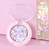 Cheapest Face Eye Highlight Powder Eyeshadow Palette Shining Sequins Pentagram Moon Diamond Fragment Eye Shadow TSLM1 6