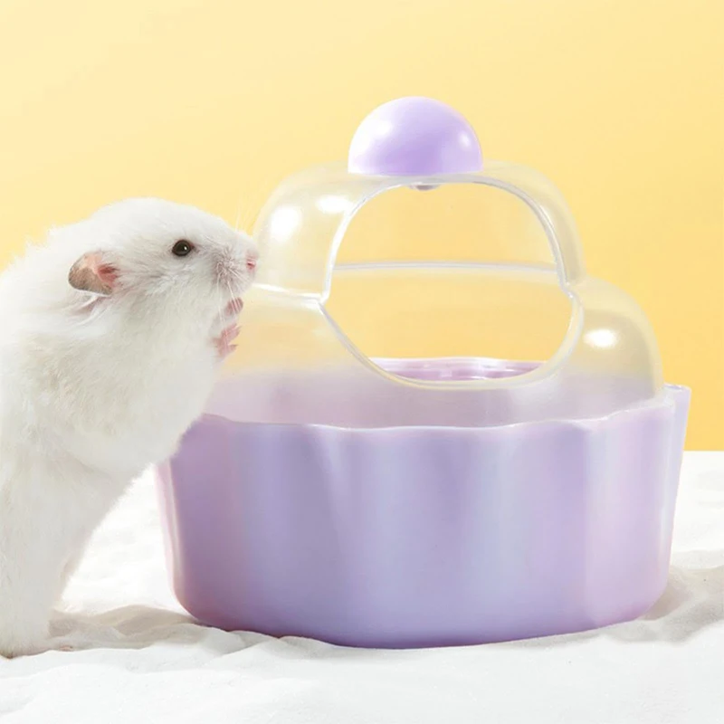 

Hamster Bathroom Golden Bear Bath Basin Dual-purpose Bath Urine Sand Basin Anti-splash Special Throwing And Digging Supplies