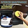 Car Interior Renewal Wax - Leather/Plastic/Vinyl Restorer, UV Protection & Anti-Fade Formula for Deep Shine & Long-Lasting Care 1