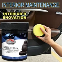 Car Interior Renewal Wax - Leather/Plastic/Vinyl Restorer, UV Protection & Anti-Fade Formula for Deep Shine & Long-Lasting Care 1