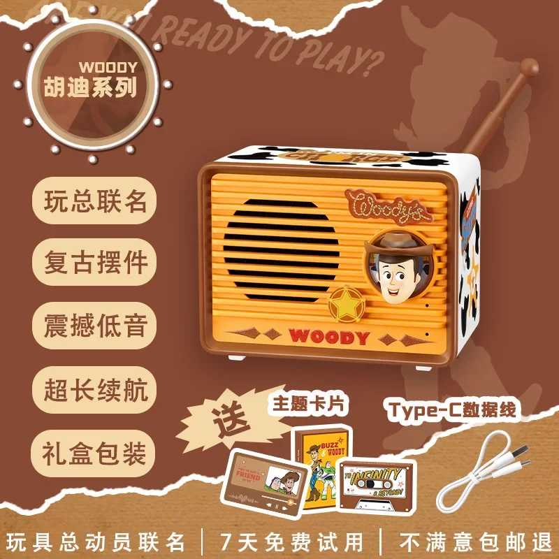 thumbnail image 1 of Genuine Disney Toy Story 4 Music Light Bluetooth Speaker With Rocket Doll Toy Woody Buzz Lightyear Action Figure Toy Xmas Gifts, 1 of 5