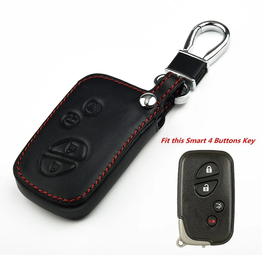 Black Car Smart Key Chain Case Cover Accessories For Lexus IS/ES