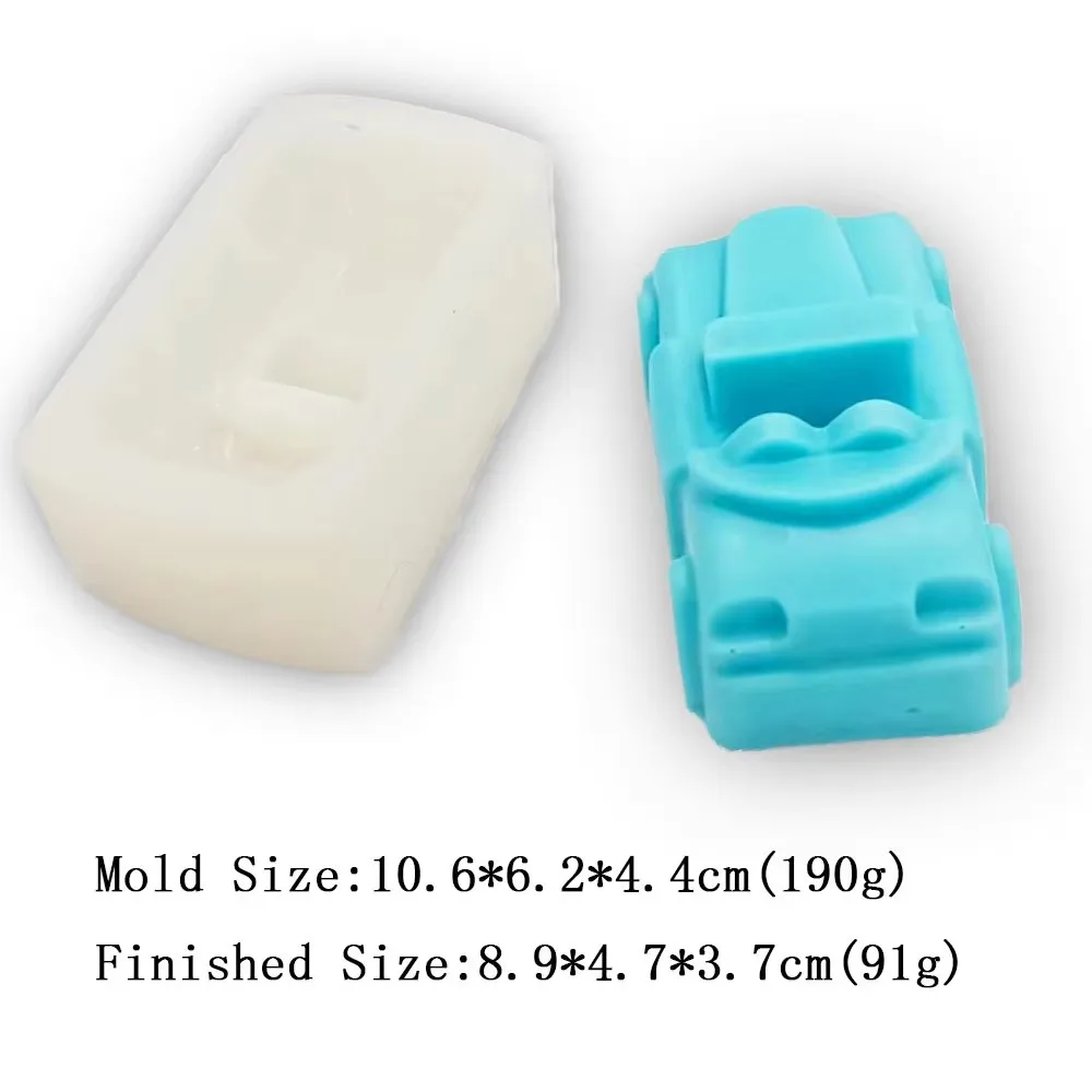 3D-Simulationsform für Auto, Bus, Taxi, Boot, Kerzen, Kuchendekoration, Backen, DIY, Harz, Aromatherapie, Silikonform, Gips, Ornament, Haushalt – Detail 8