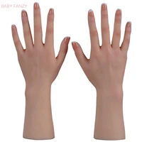 Realistic Silicone Material Female Hands Foot Model Lifelike Silicone  Hand Foot Mannequin for Hand Art Jewelry Display 1