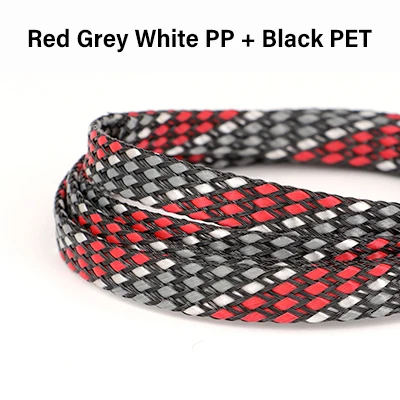 New Multi-Color Expandable Braided Cable Sleeving - DIY Insulated Wire Protection Sheath