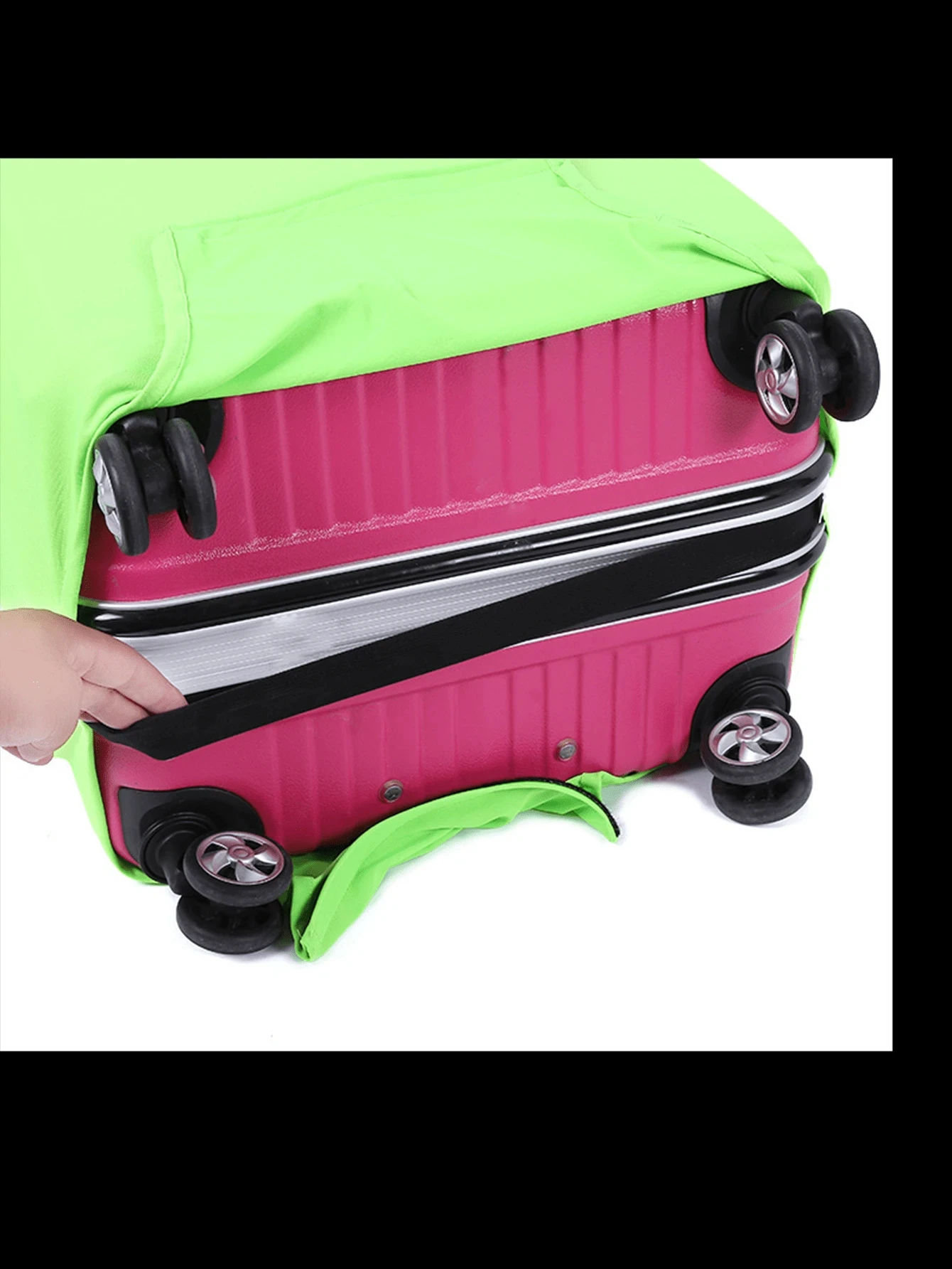 1Pc S/M/L 두꺼운 수하물 커버 탄성 수하물 커버 18부터 시작하는 다양한 크기의 수하물에 적합한 먼지 커버가 있는 여행용 액세서리에 적합합니다.