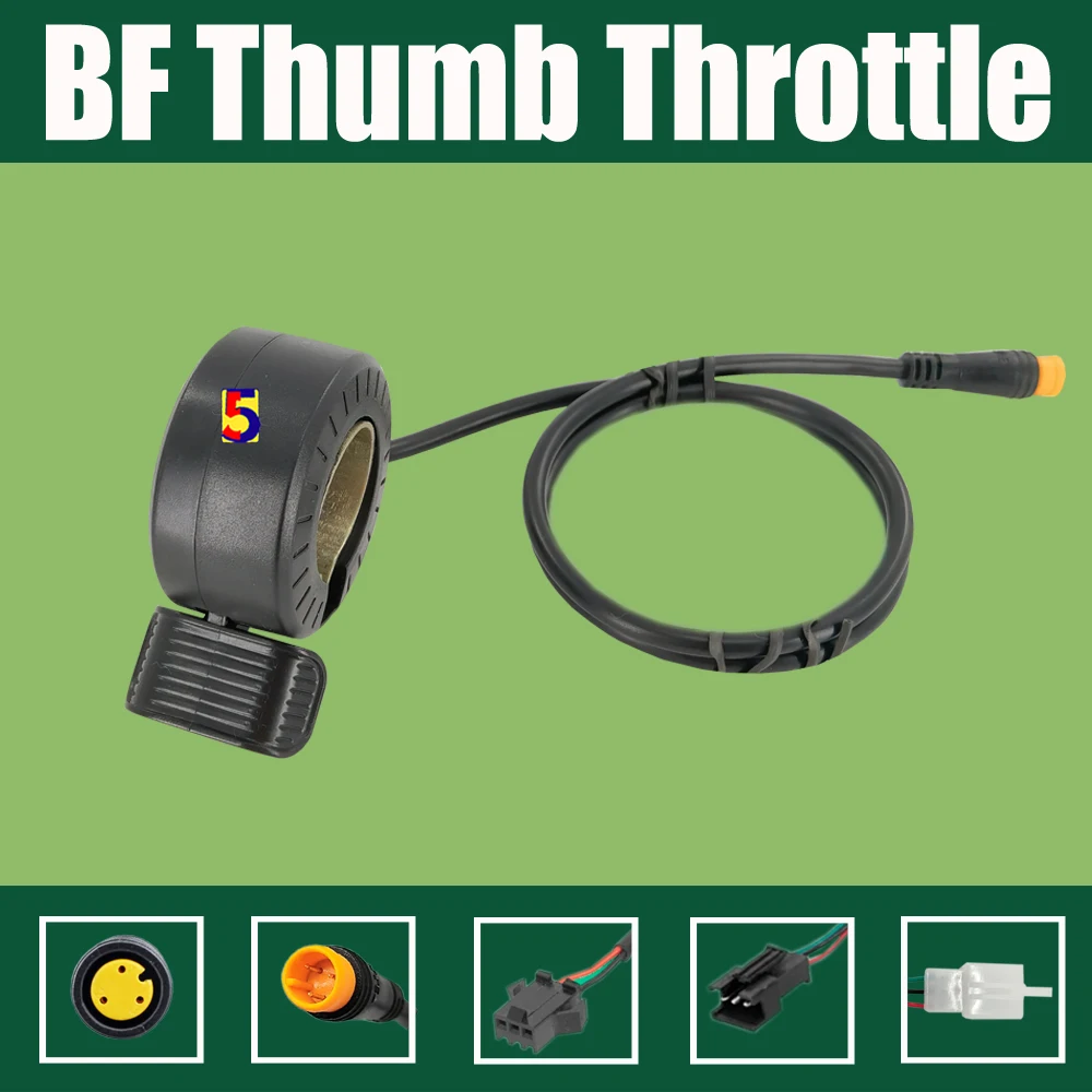 Electric Scooter eBike Bafang Thumb Throttle Accelerator Right/Left Handlebar Bafang Motor Throttle BBS01/BBS02/BBSHD Waterproof