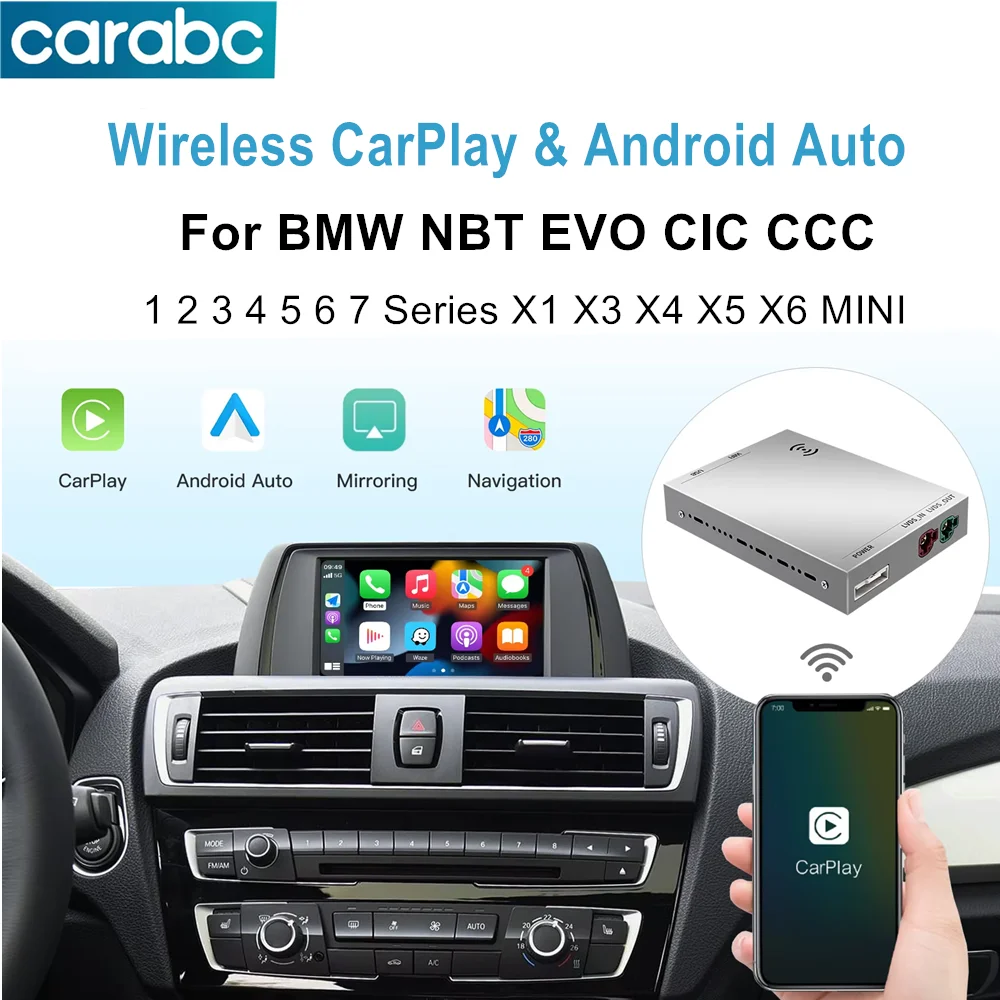 Wireless CarPlay For BMW NBT/CIC/EVO/CCC 1 2 3 4 5 7 Series E70