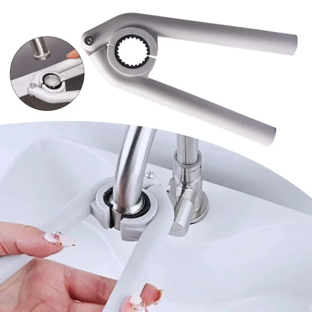 Faucet Aerator Wrench Faucet Nozzle Filter Repair Tool Bubbler Removal Kitchen Bathroom Toilet Tap Sink Disassembly Hand Tool 1
