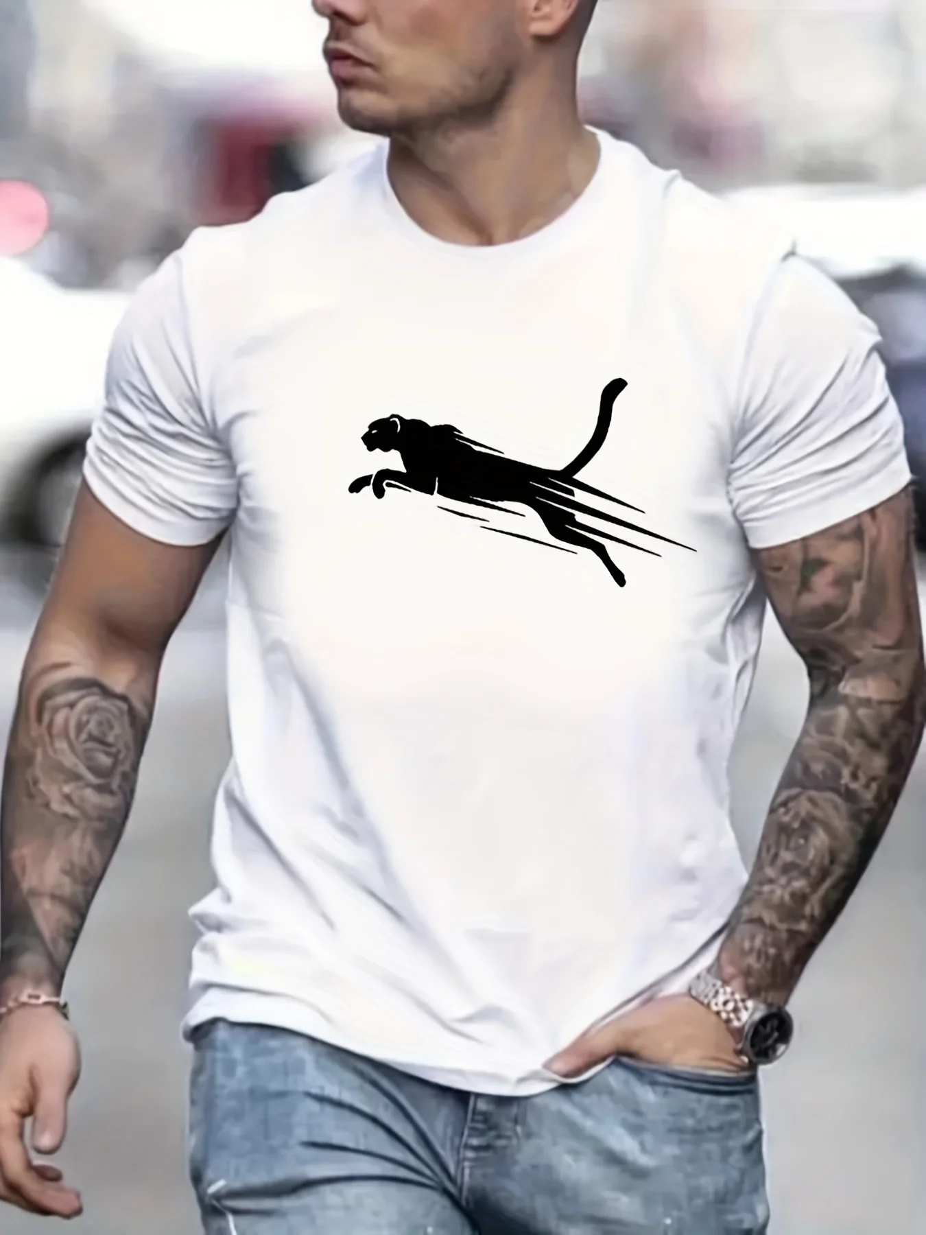 Men's Printed T-shirt Image 6