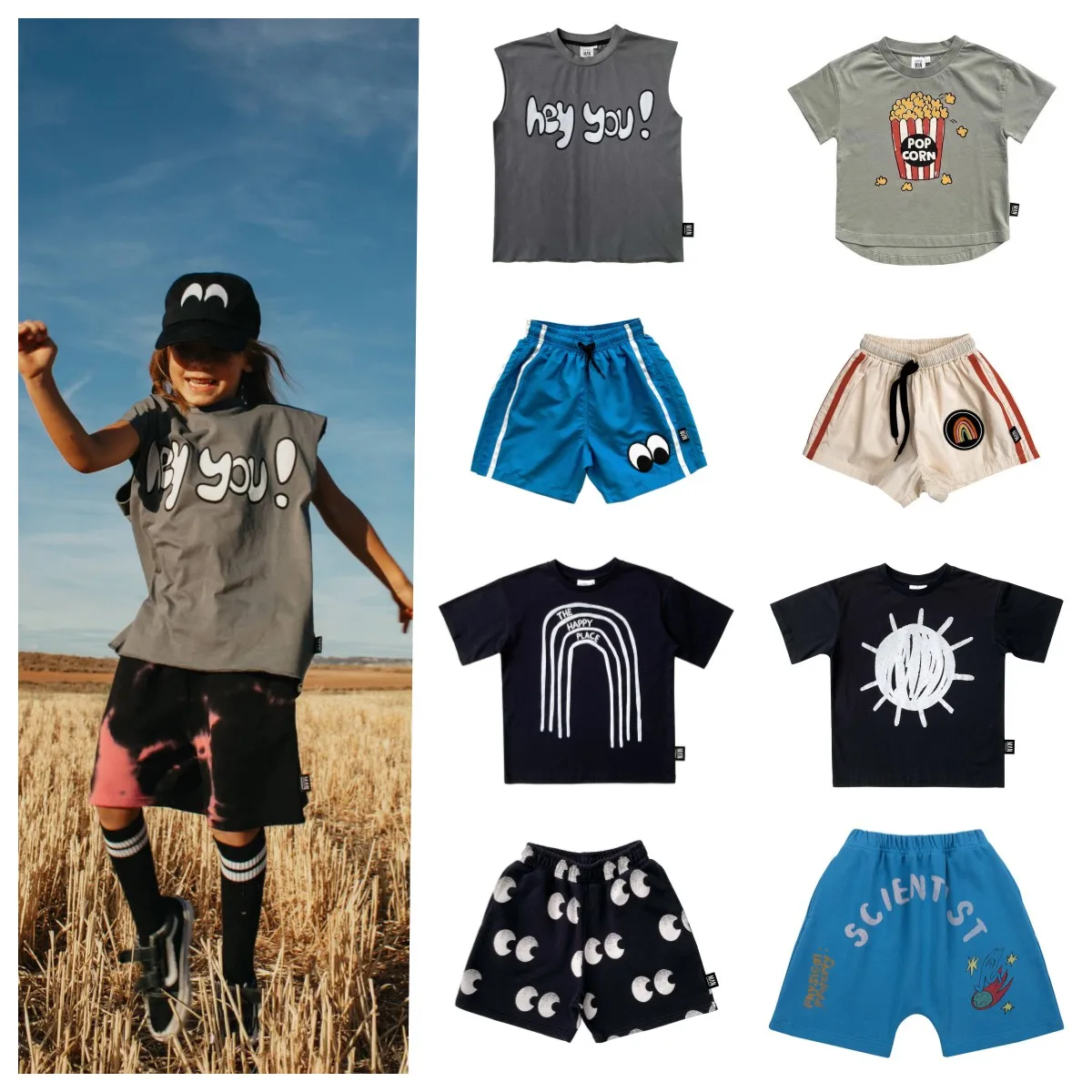 

Children's T Shirts 2023 Tops New In Summer Cute Printed Shorts Sets Boys and Girls Clothing Kids Lovely Baby Suit