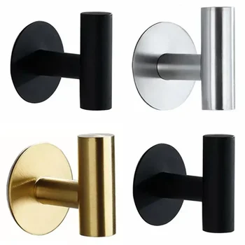 Ganci per asciugamani per bagno Montaggio a parete Gancio in acciaio inossidabile per appendere Gancio per accessori per bagno da cucina per camera da letto resistente 1