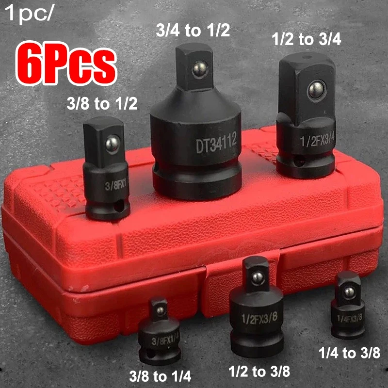 Socket Convertor Adaptor Reducer Set 1 2 To 3 8 3 8 To 1 4 3 4 To 1 2 