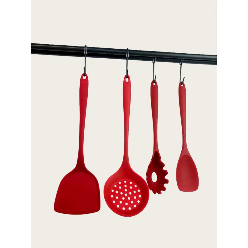 Silicone Kitchen Utensils Set - Non-Stick, Dishwasher Safe Cooking Tools