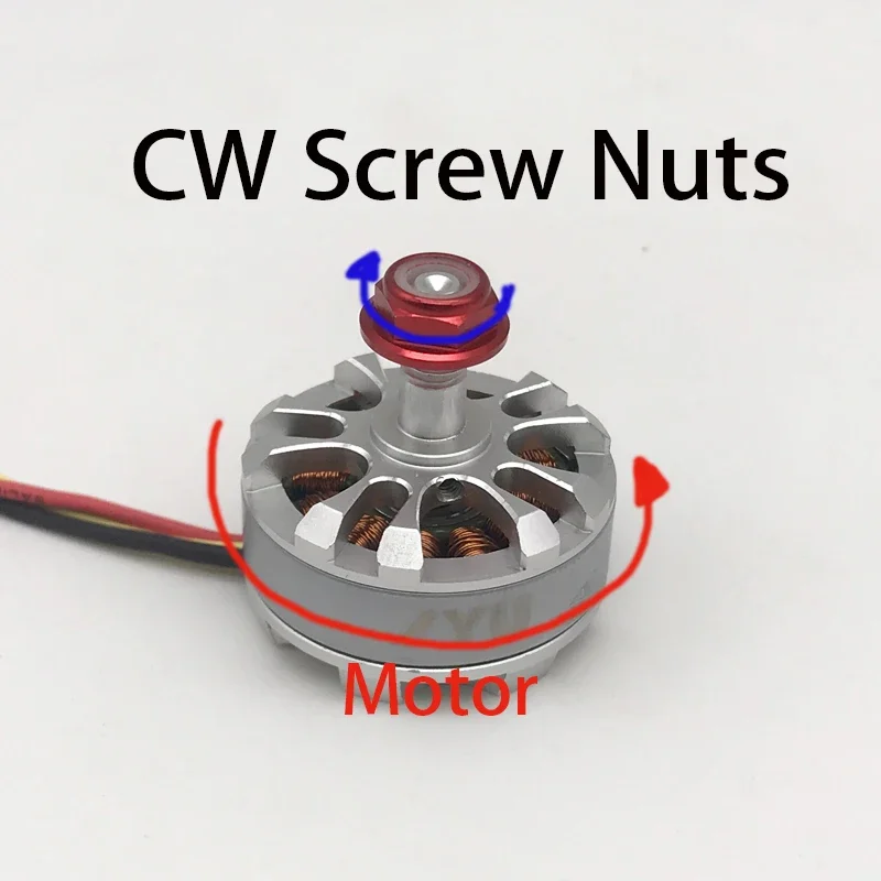 M5 Motor Screw Props Nut Flange Nut Propeller Adapter Release Wrench CW CCW for RC FPV Racing Drone 2204 2205 2306 Motor 4Pcs