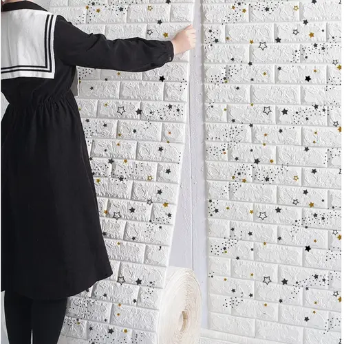 3D Foam Brick Wall Panels Stickers Self Adhesive Waterproof Living Room Wallpaper Wall Decal Home Decor Wallcovering TV Backdrop - Image 13